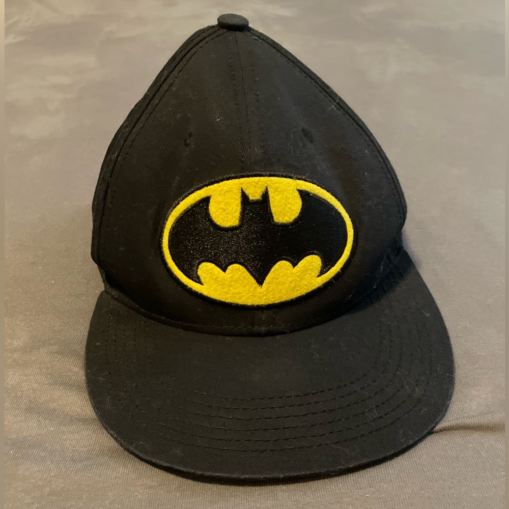 Batman Logo DC Comics Black SnapBack Hat Adjustable